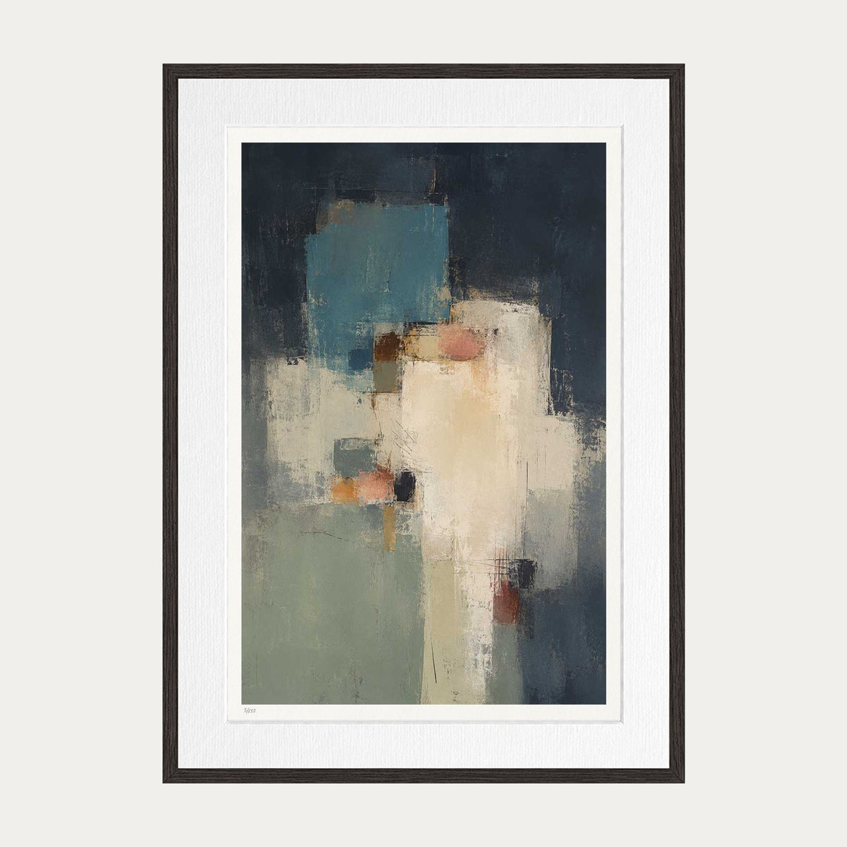 Pastel Impression | Limited Edition Print — Brown Frame