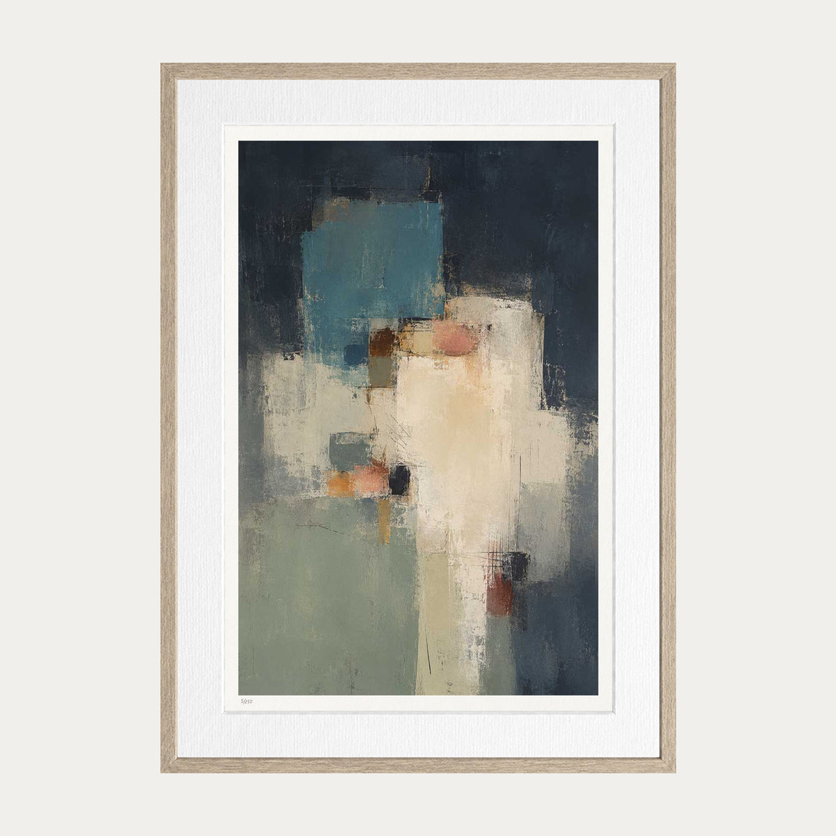 Pastel Impression | Limited Edition Print — Oak Frame