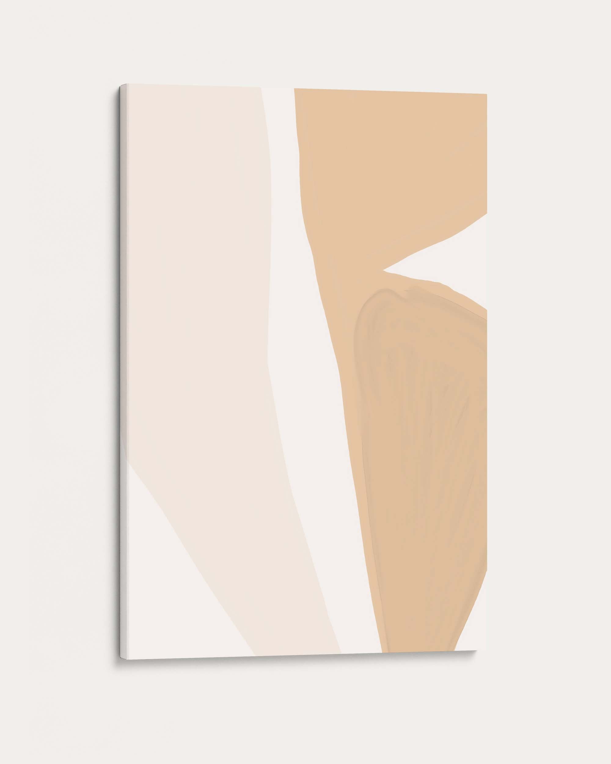 Beige Organic Shapes Wall Art