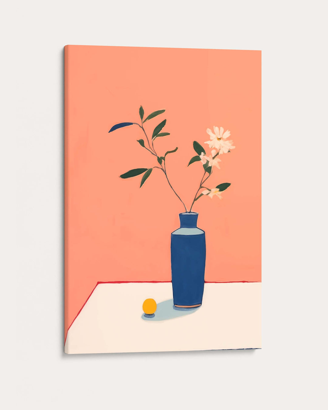 Marble & Flower Pot Art Print