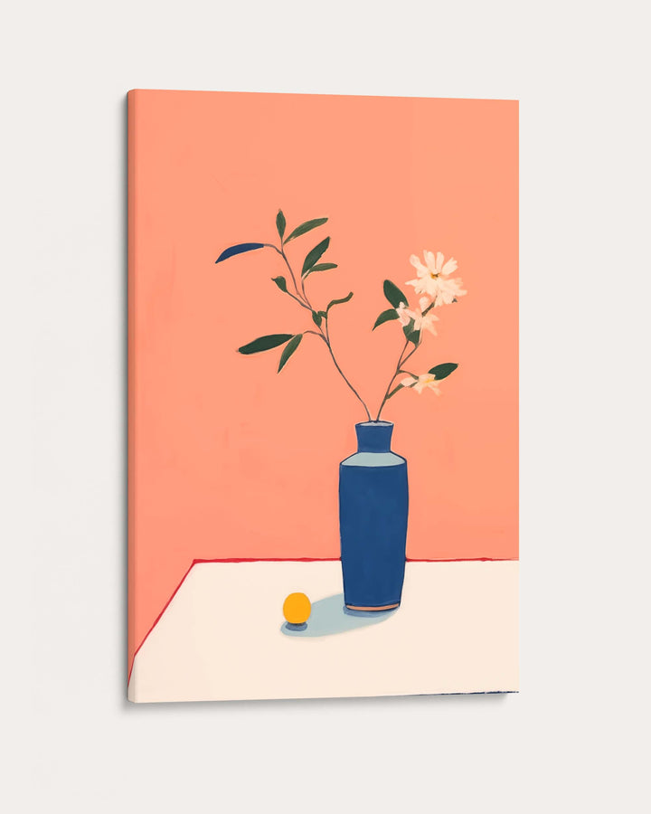 Marble & Flower Pot Art Print