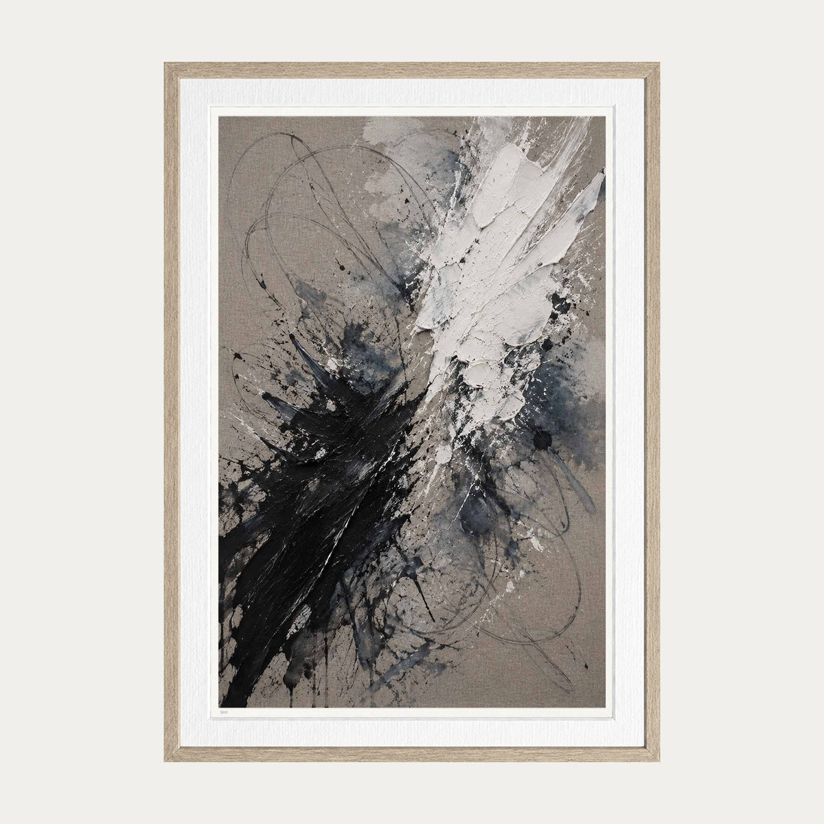 Peak 2 | Limited Edition Print — Oak Frame