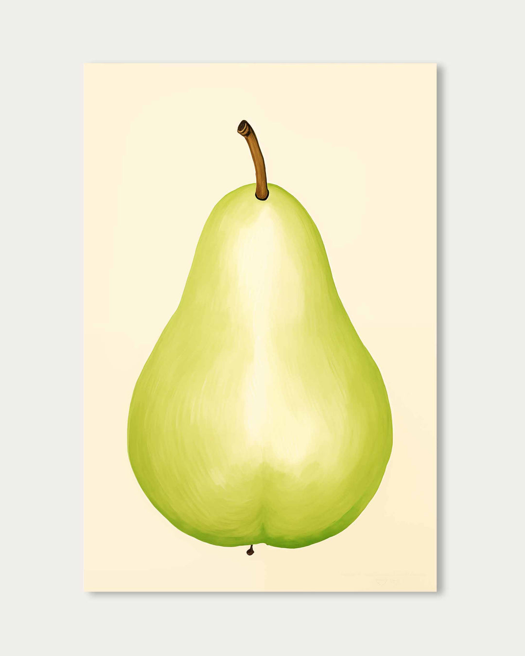 Fresh Pear Art Print