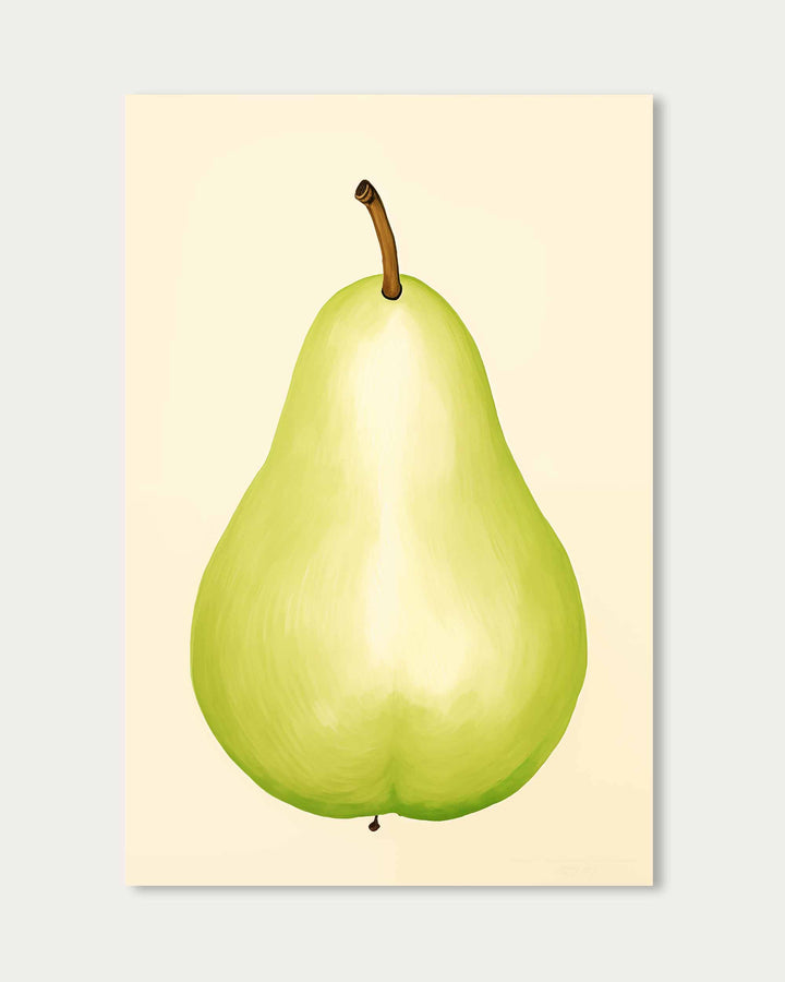 Fresh Pear Art Print