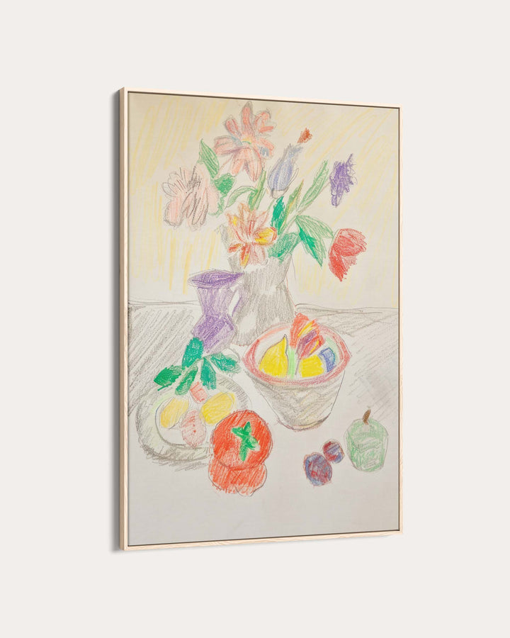 Colour Pencil Sketch Wall Art