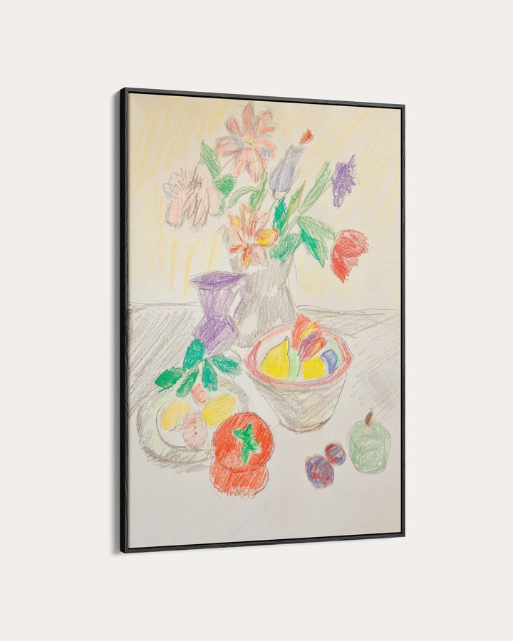 Colour Pencil Sketch Wall Art