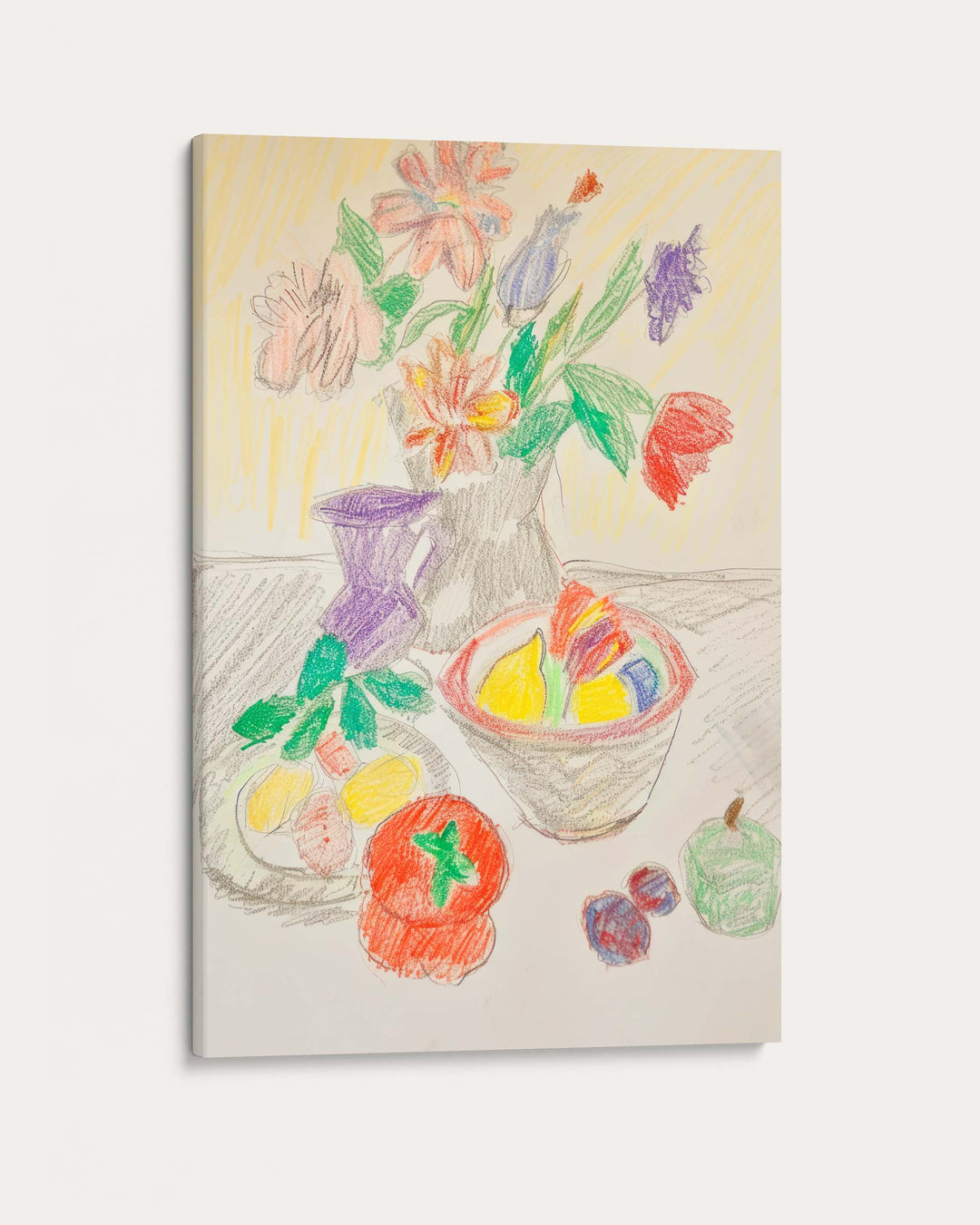 Colour Pencil Sketch Wall Art