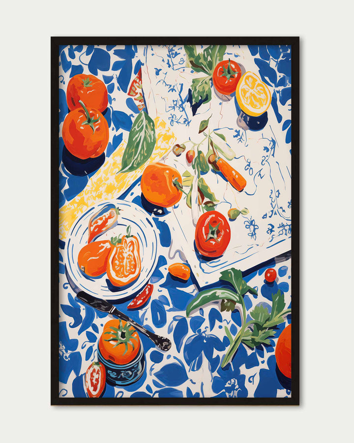 Colourful Picnic Wall Art Print