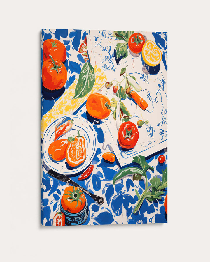 Colourful Picnic Wall Art Print