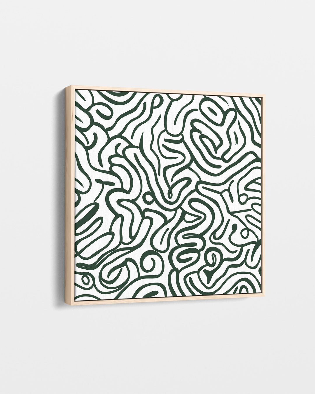 Abstract patterned artwork on a white background