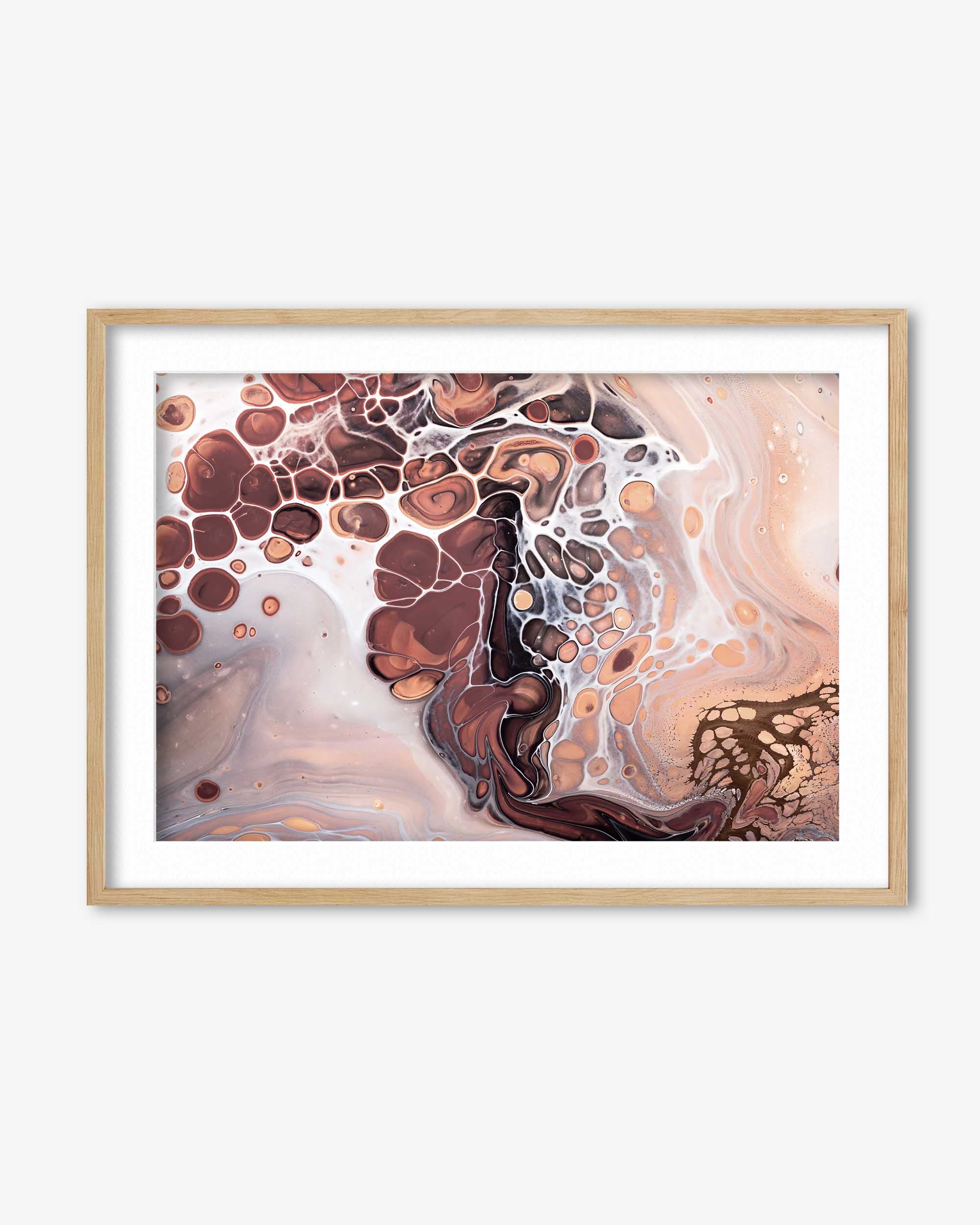 Pink Abstract Marble II Wall Art Print