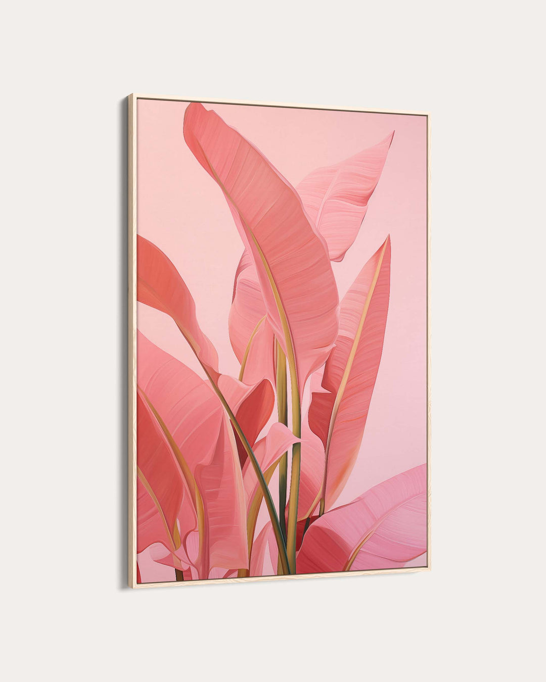 Pink Banana Tree Wall Art