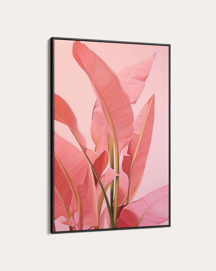Pink Banana Tree Wall Art
