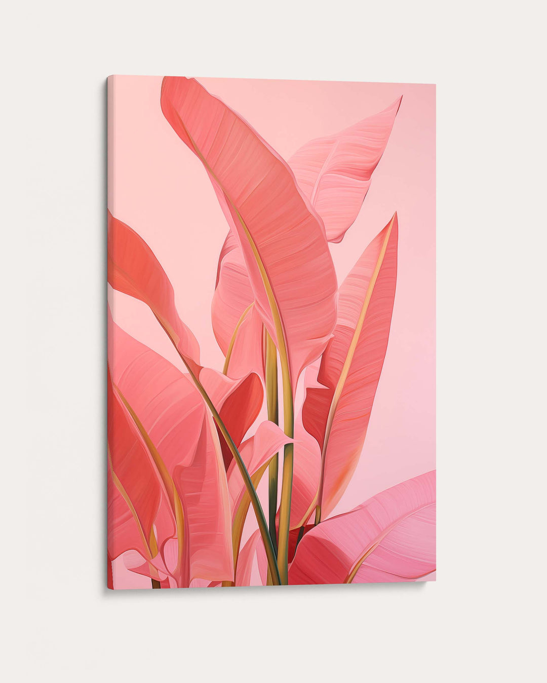 Pink Banana Tree Wall Art