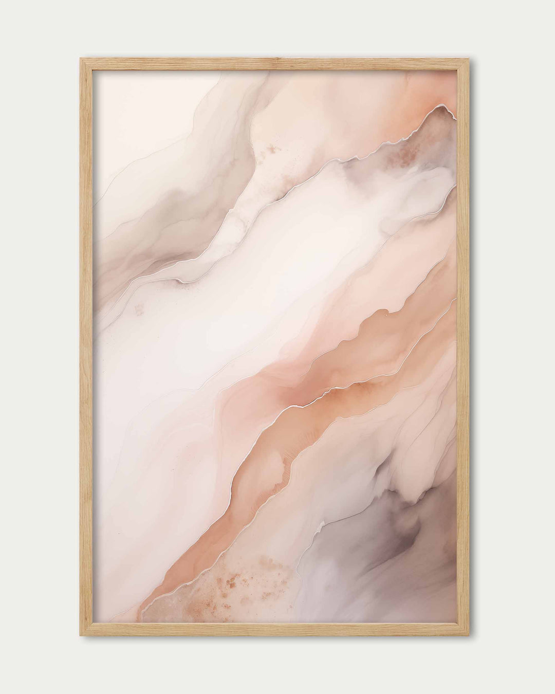 Pink Marble Art Print