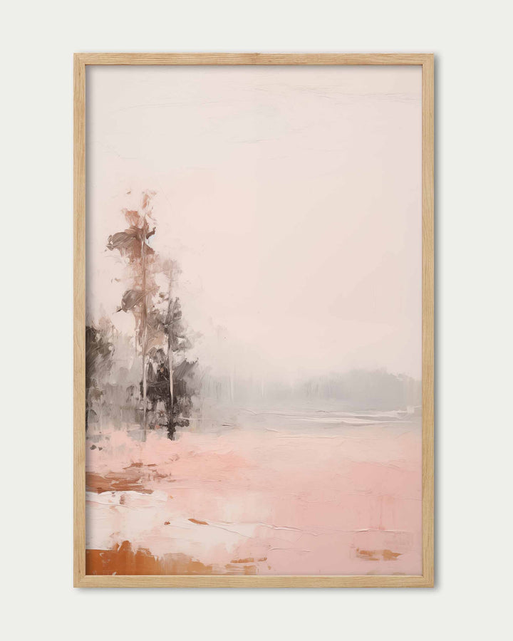 Pink Shore Wall Art Print