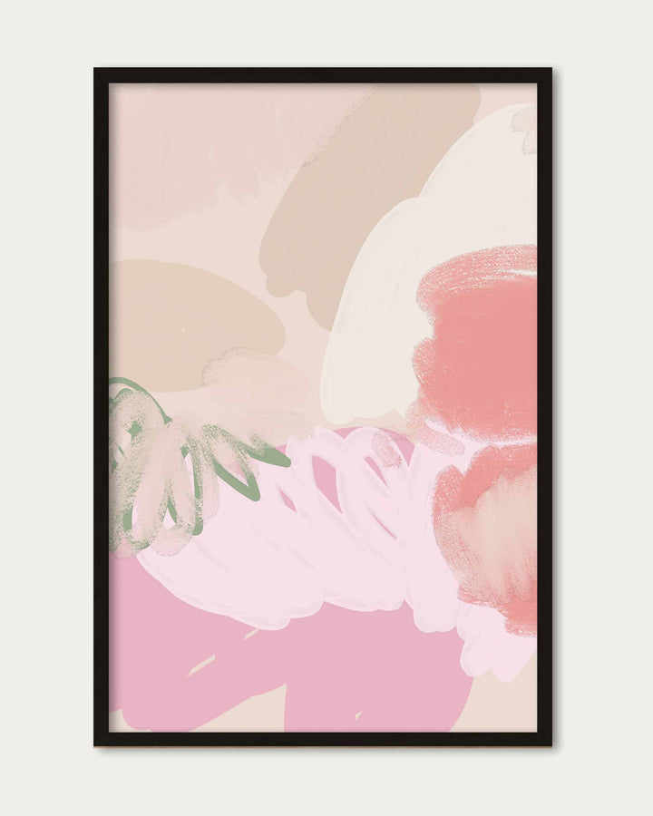 Pink Abstract Wall Art