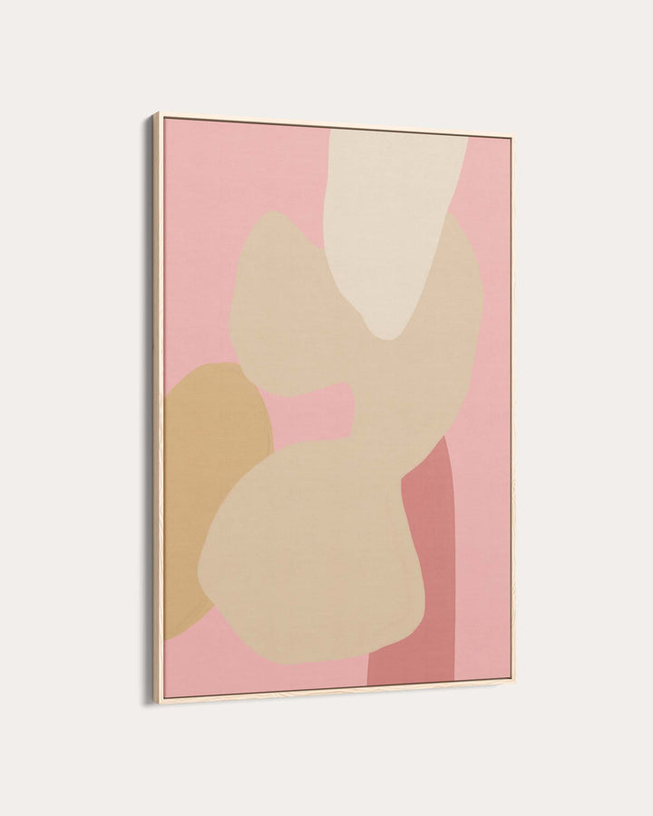 Pink Abstract Pattern Wall Art