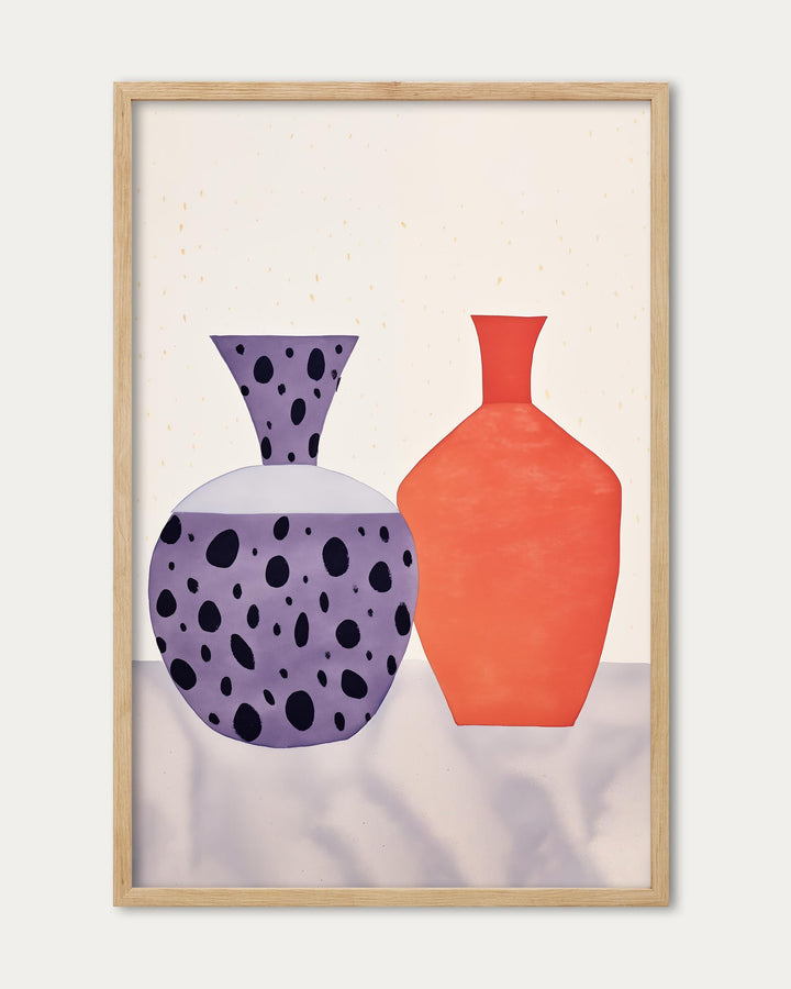 Two Vases II Art Print