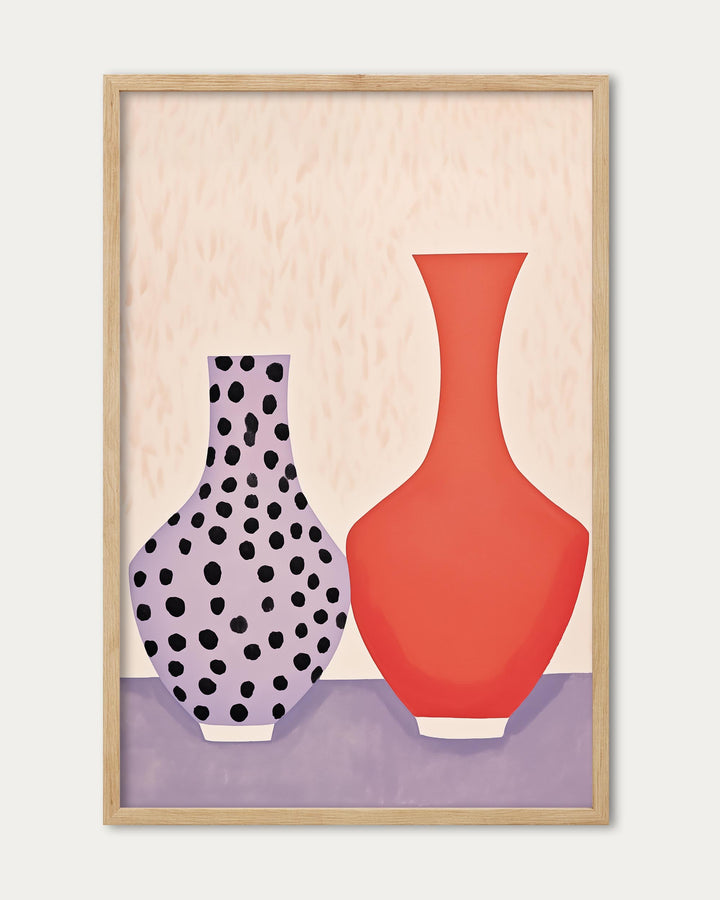 Two Vases Art Print