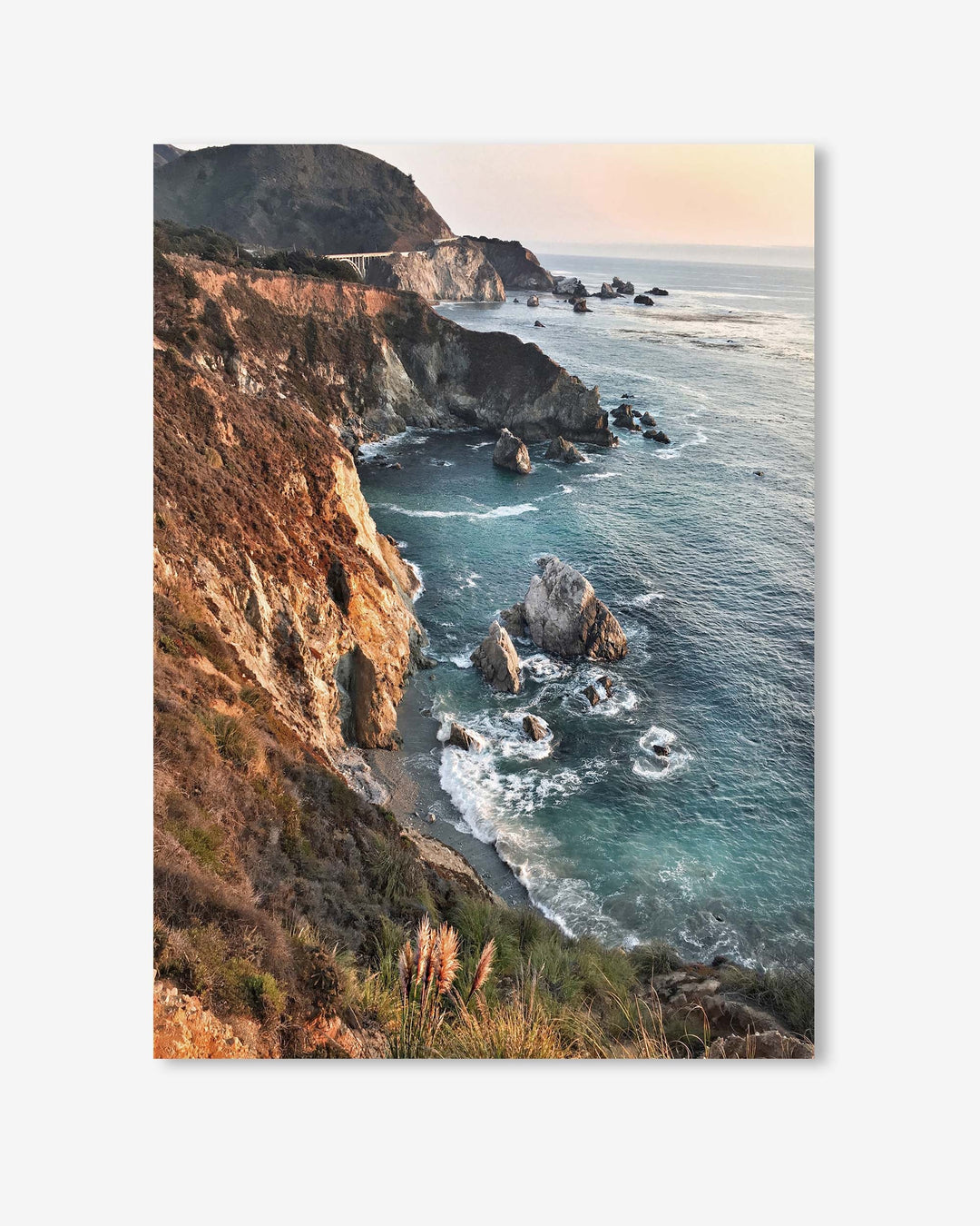 Rocky Coastline Wall Art Print