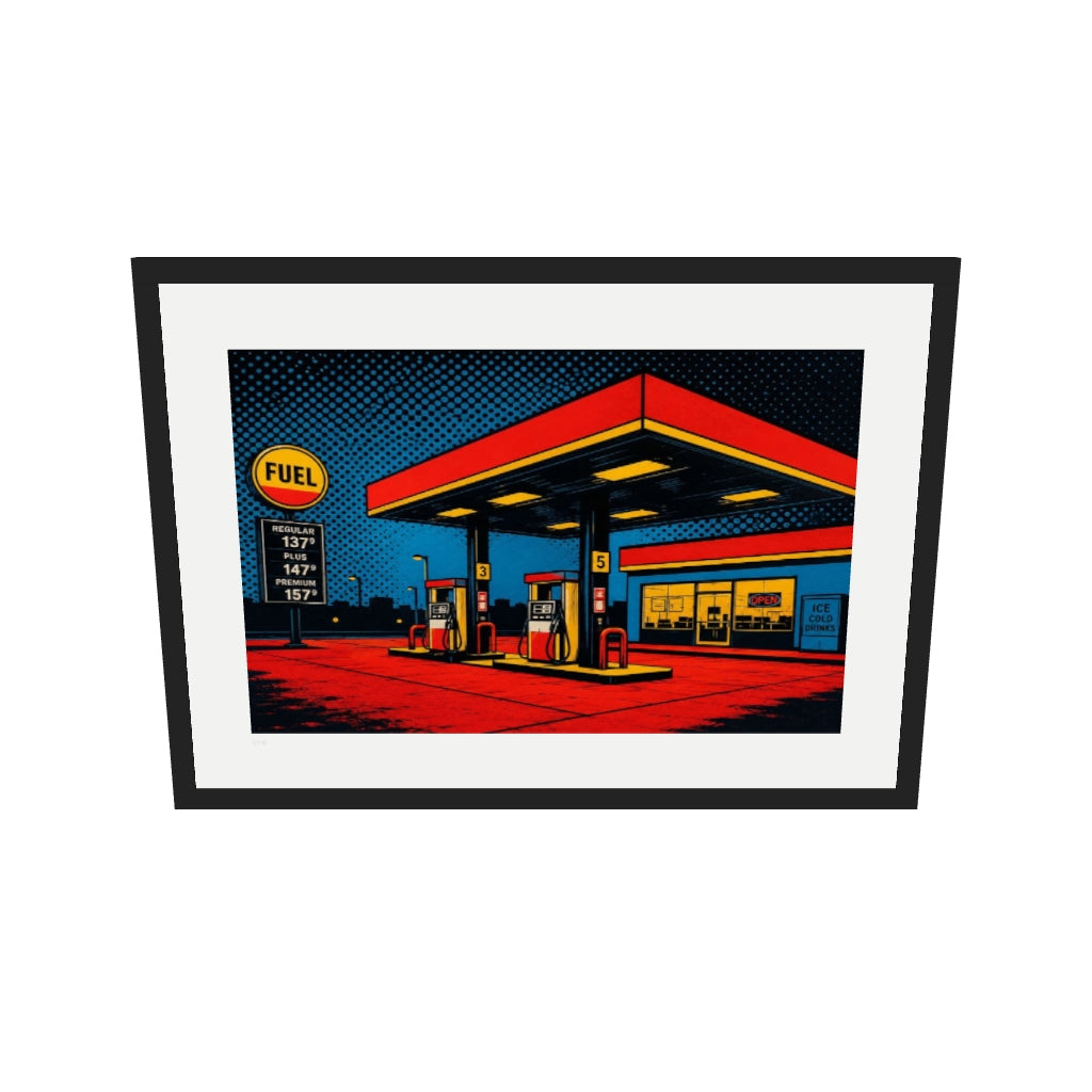 [af-ar] [v1] At The Pump | Limited Edition Print — View in your space
