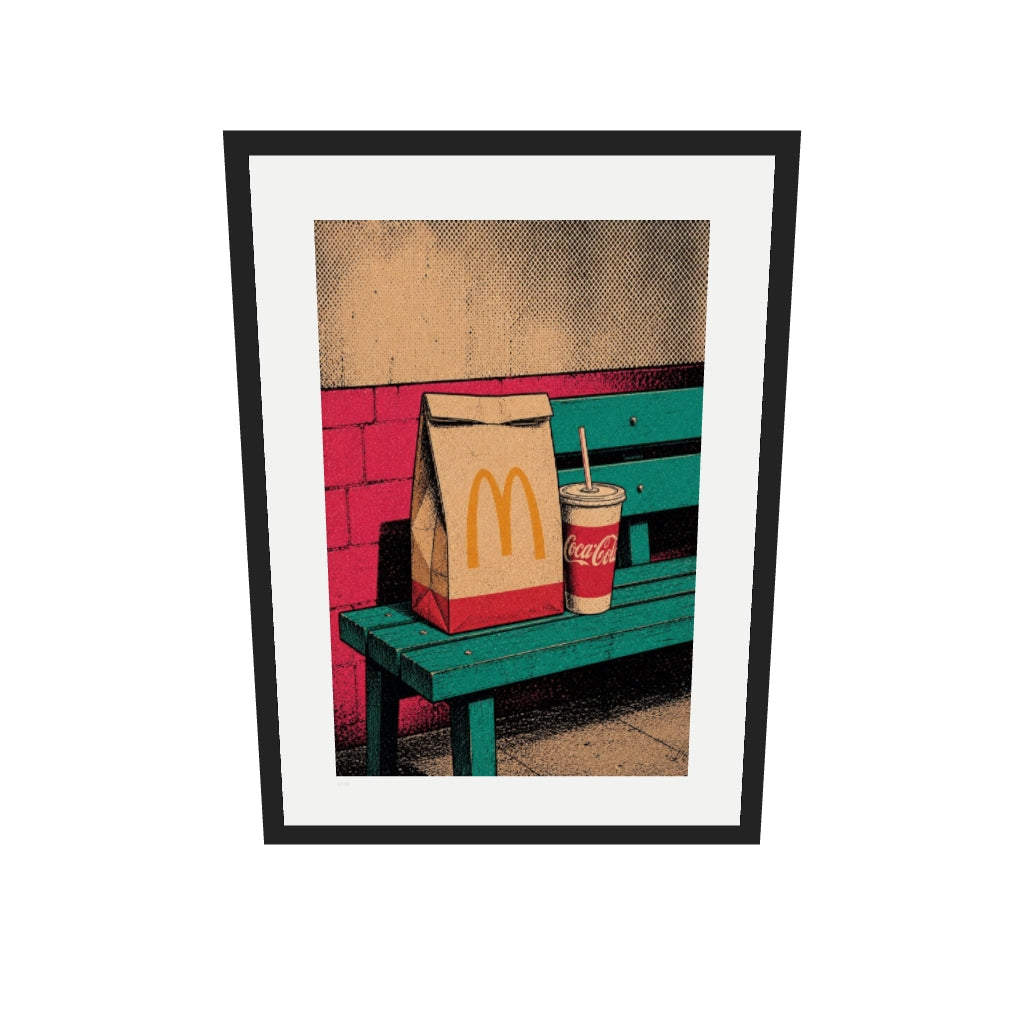 [af-ar] [v1] Dinner For One McDonalds | Limited Edition Print — View in your space