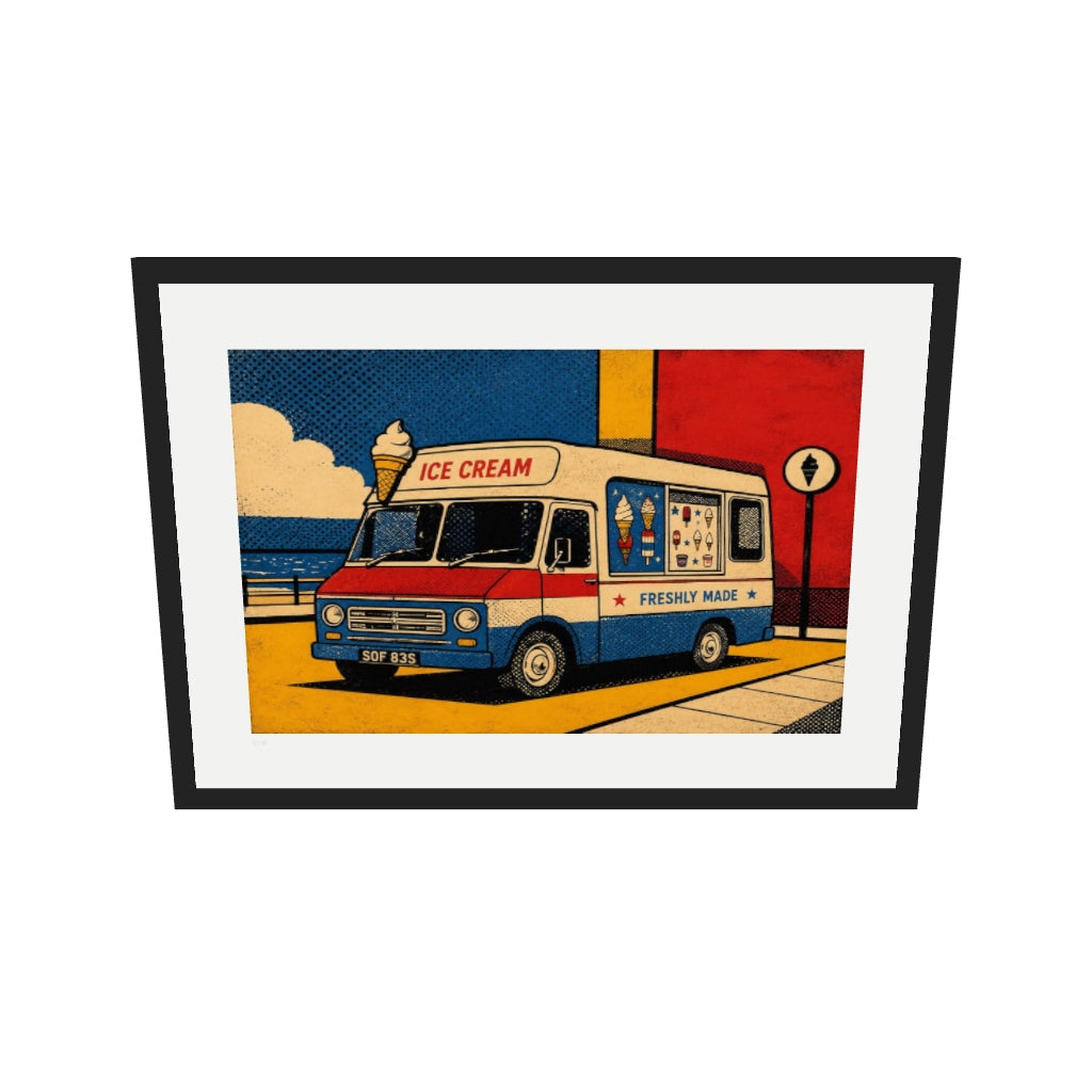 [af-ar] [v1] Ice Cream Truck | Limited Edition Print — View in your space