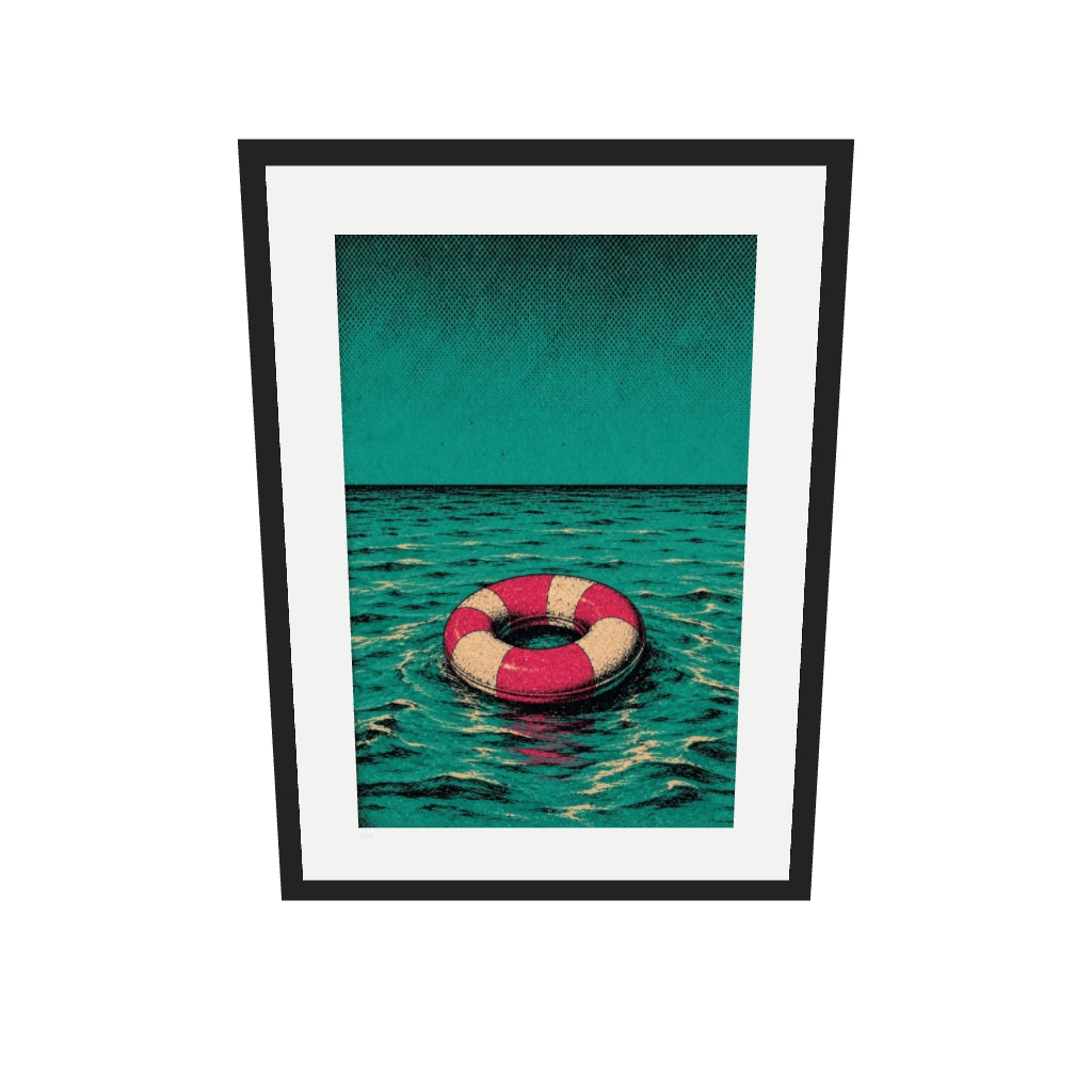 [af-ar] [v1] Life Raft | Limited Edition Print — View in your space