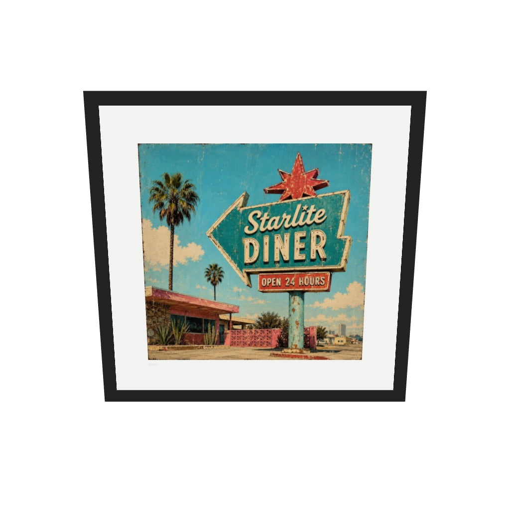 [af-ar] [v1] Starlite Diner | Limited Edition Print — View in your space