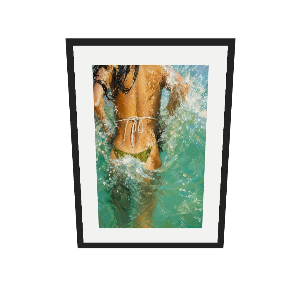 [af-ar] [v2] Swimming In Teal | Limited Edition Print — View in your space