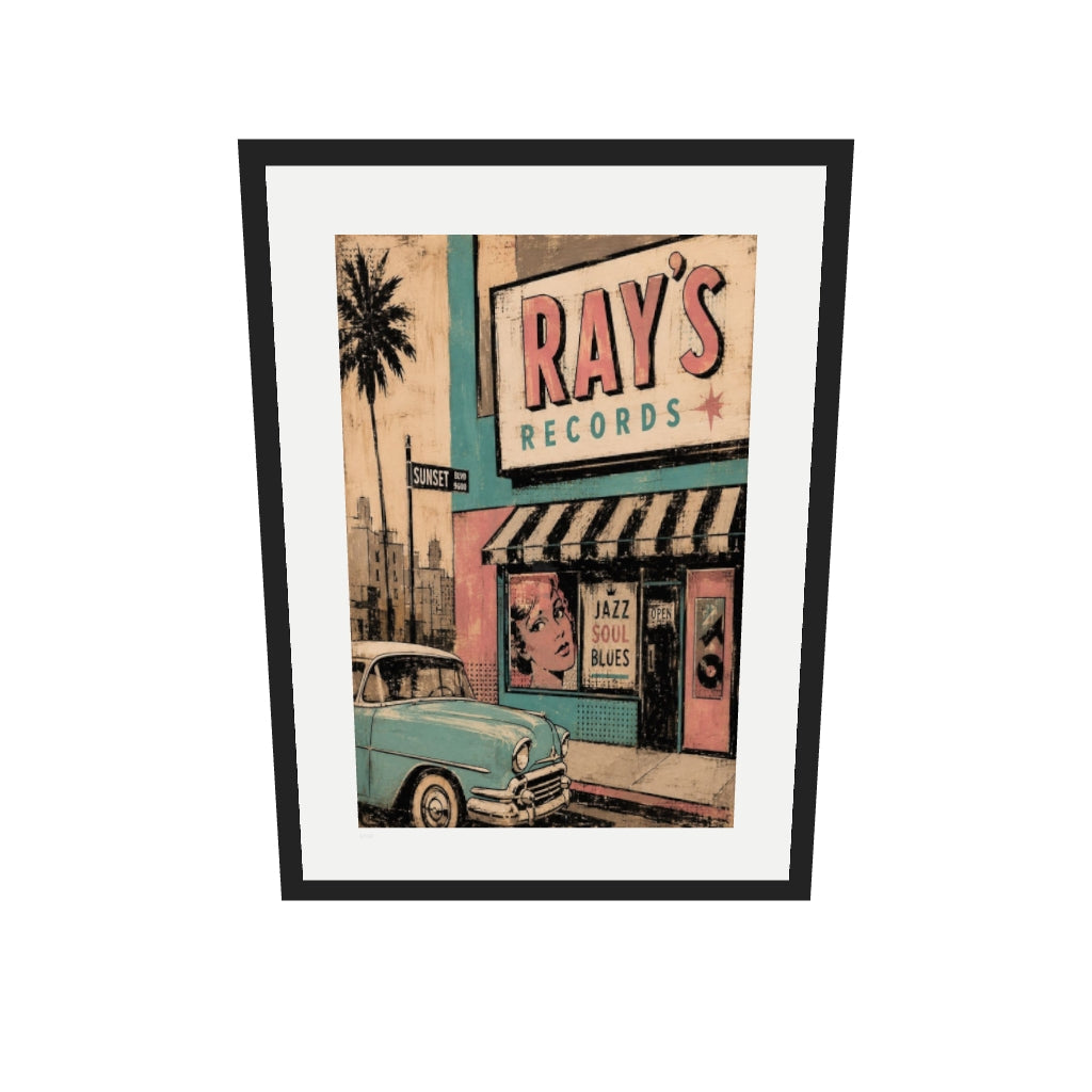 [af-ar] [v1] Teal Days | Limited Edition Print — View in your space