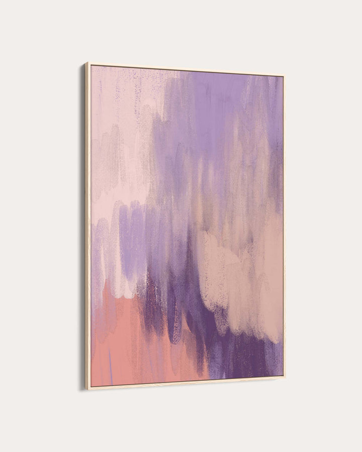 Purple Haze Abstract Wall Art