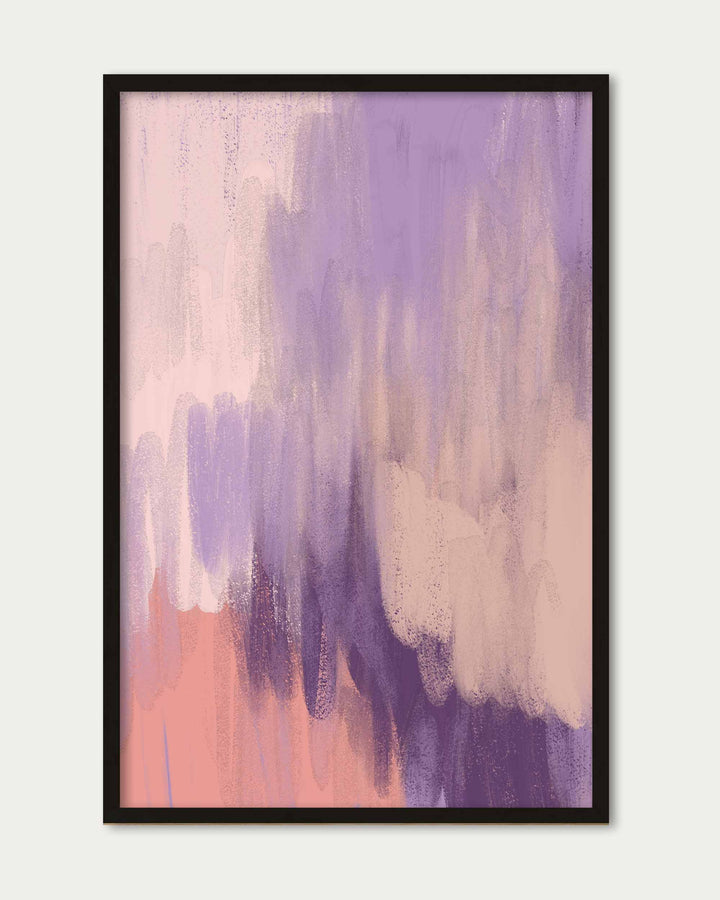 Purple Haze Abstract Wall Art