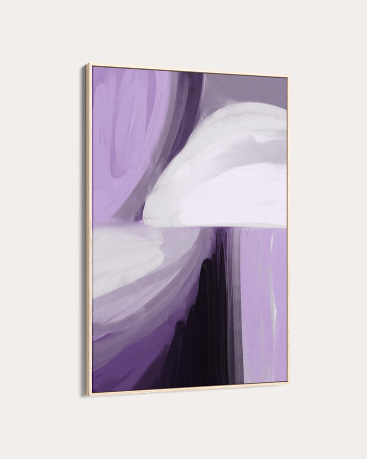 Purple Abstract Wall Art