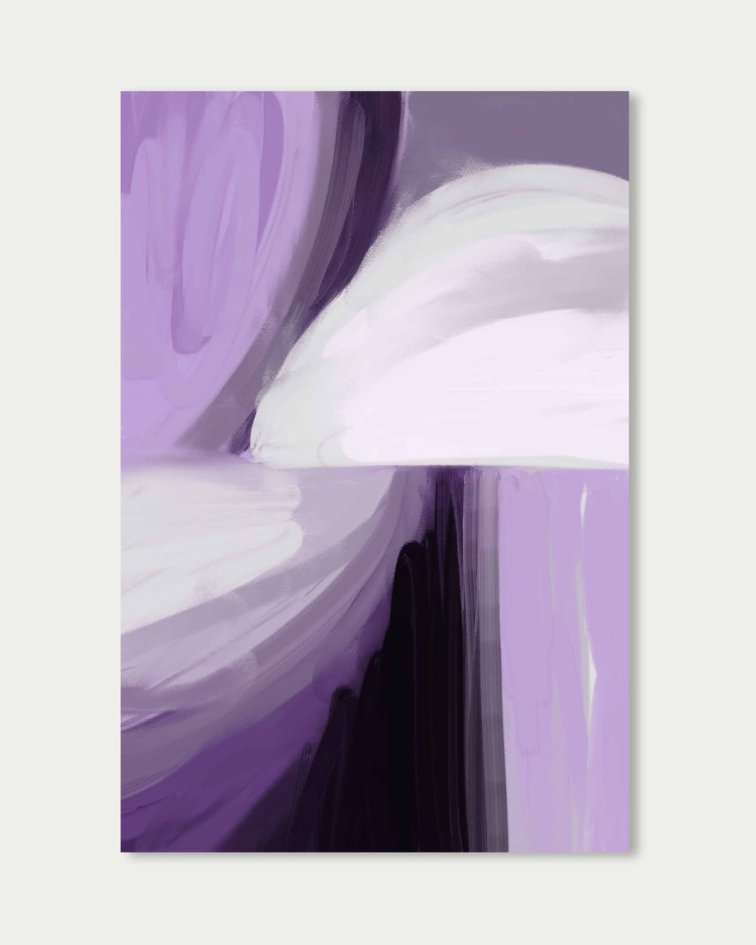 Purple Abstract Wall Art