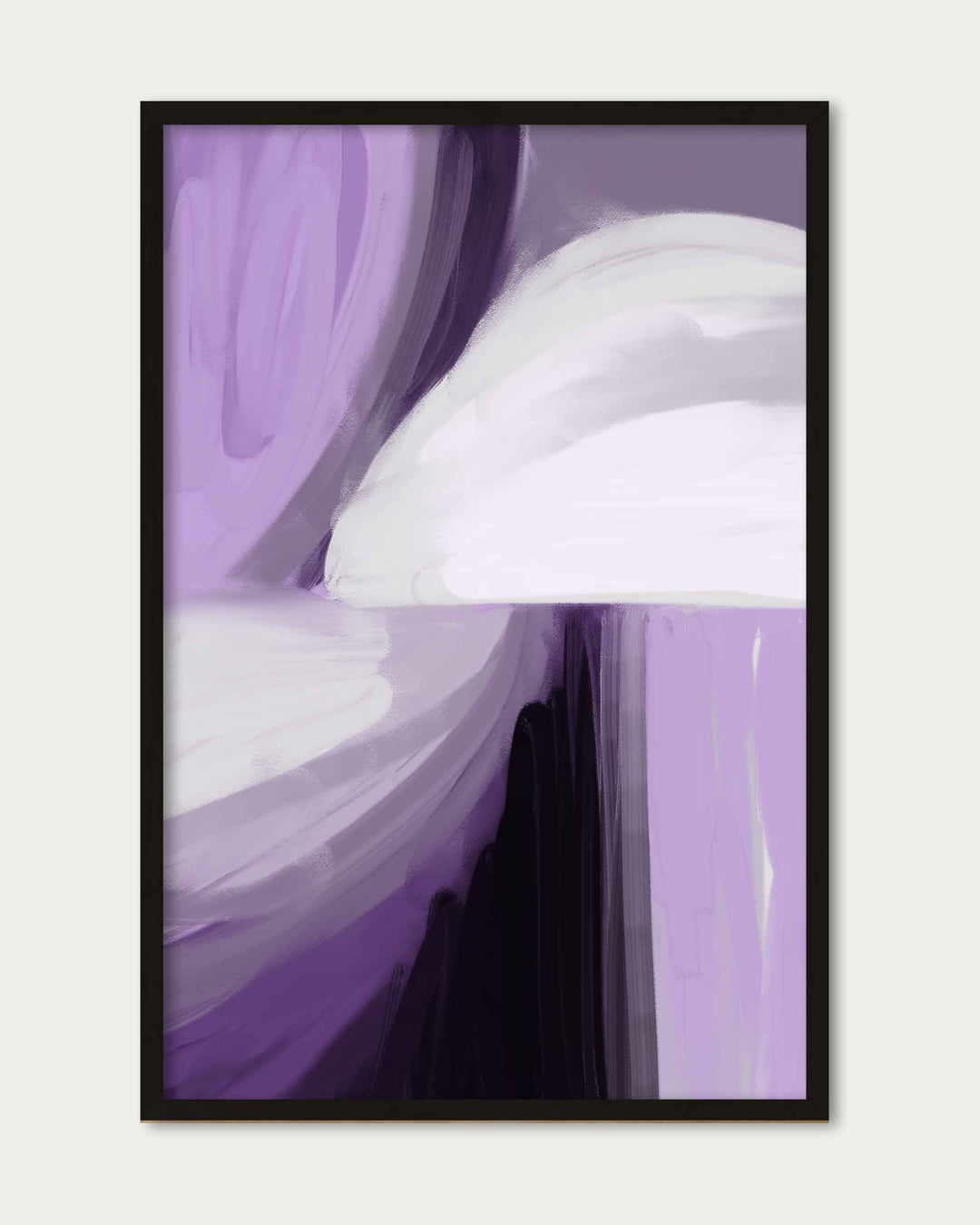 Purple Abstract Wall Art