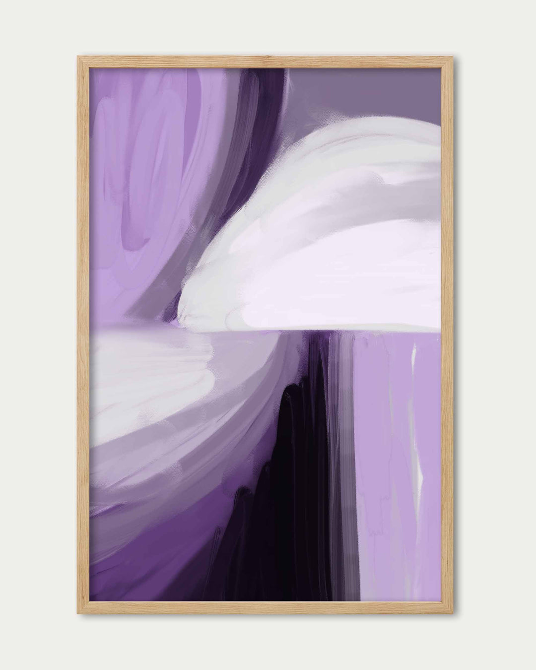 Purple Abstract Wall Art