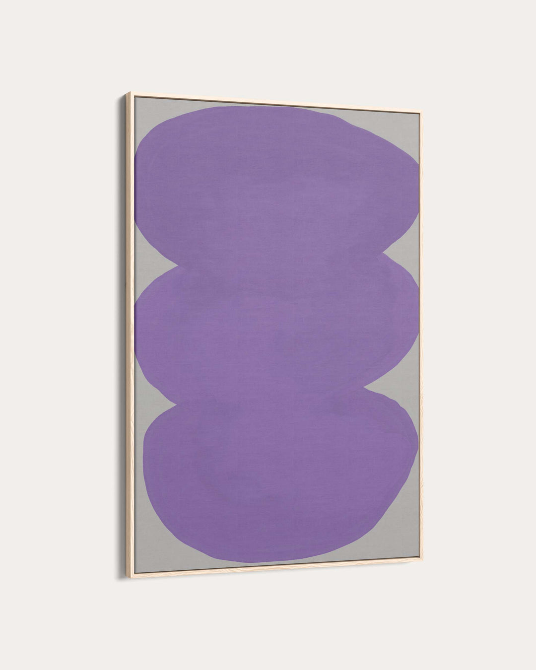 Purple Organic Shapes Wall Art