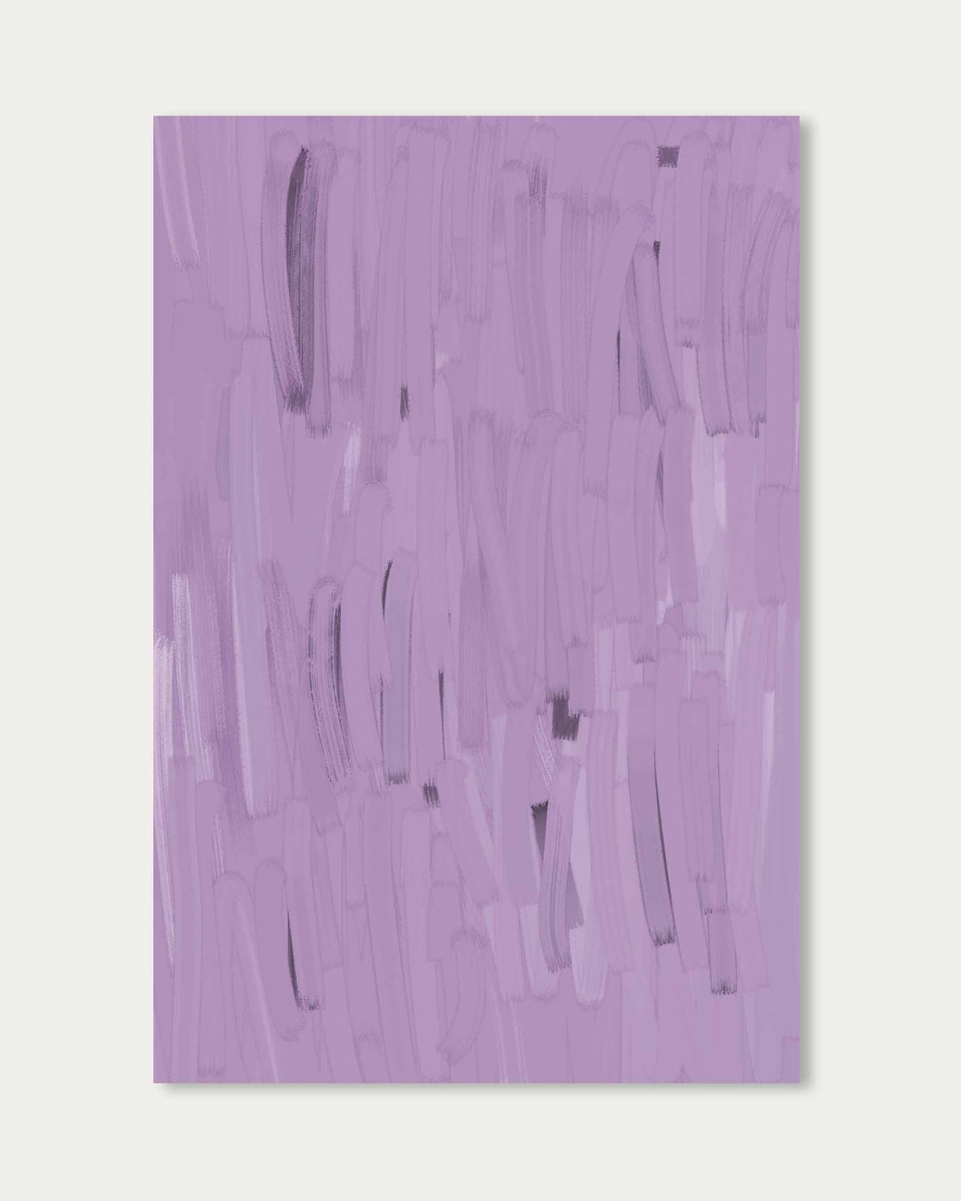 Purple Lines Wall Art