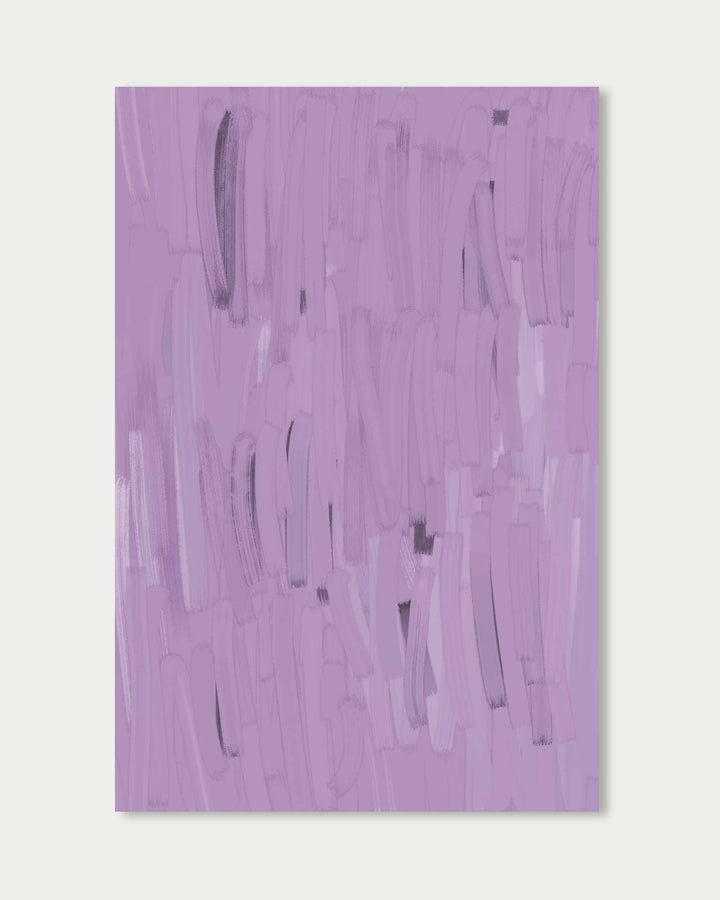 Purple Lines Wall Art