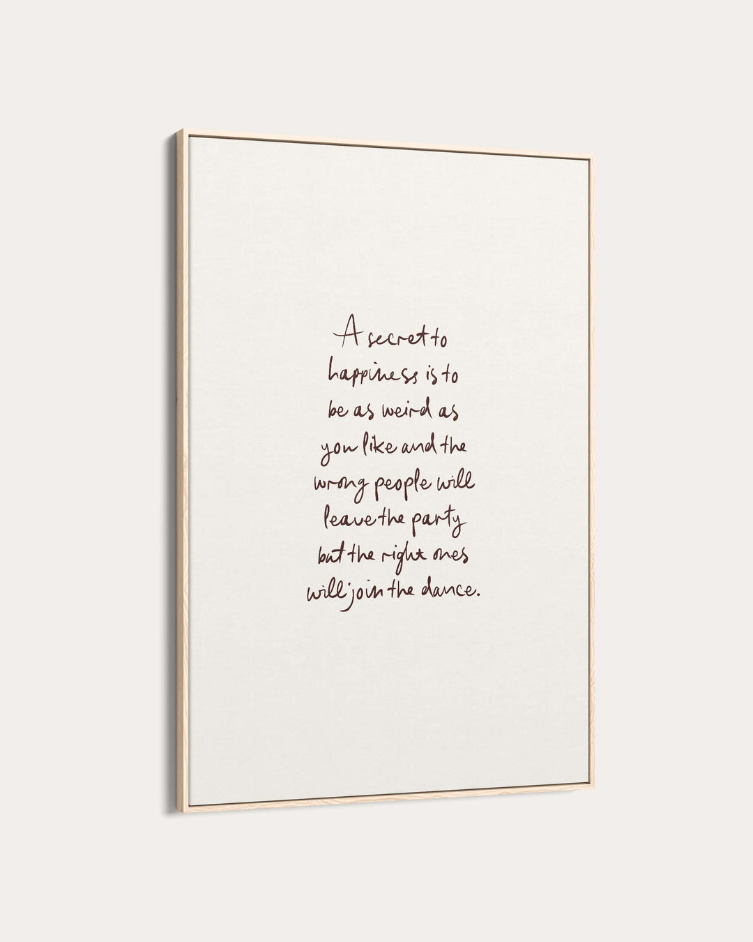 A Secret Poem Wall Art