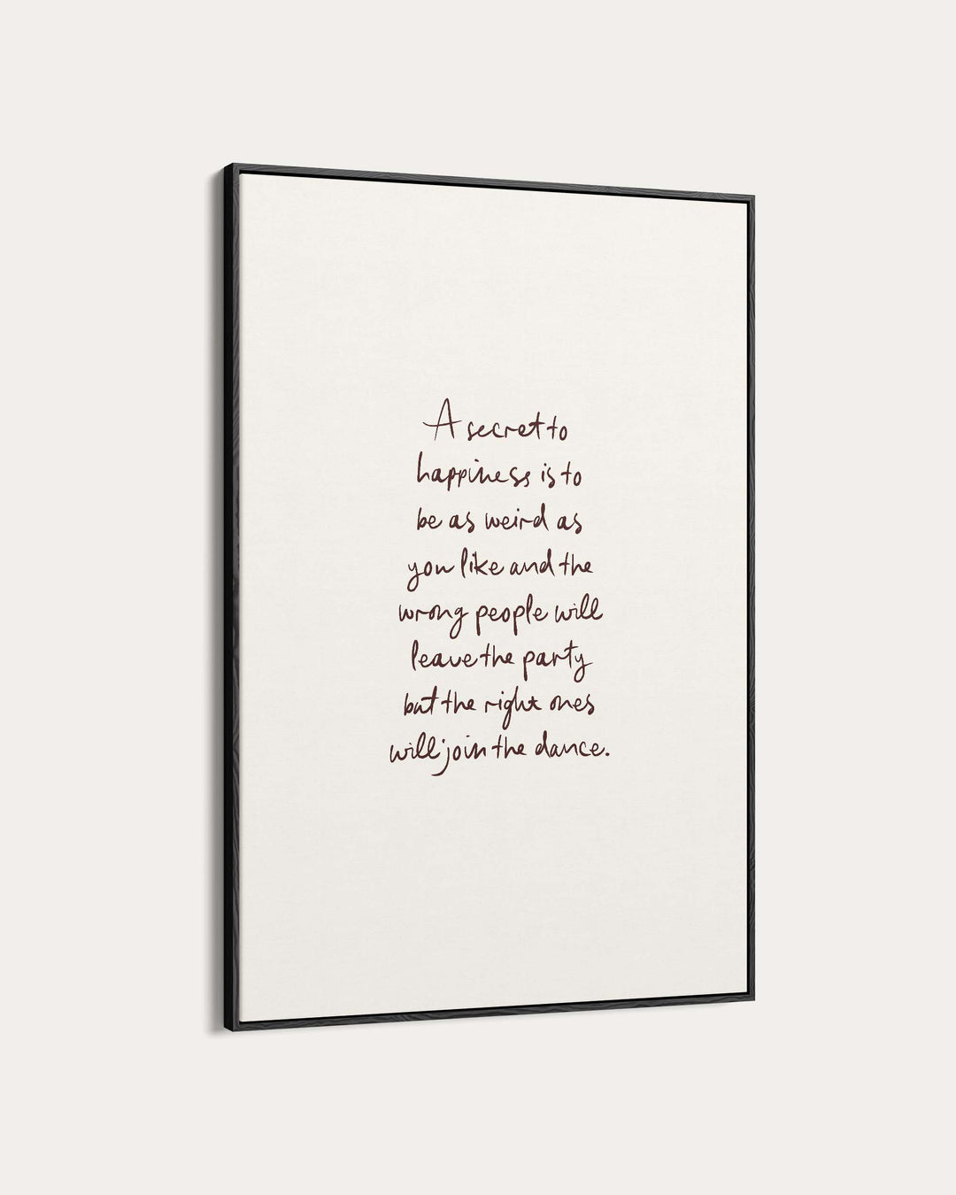 A Secret Poem Wall Art