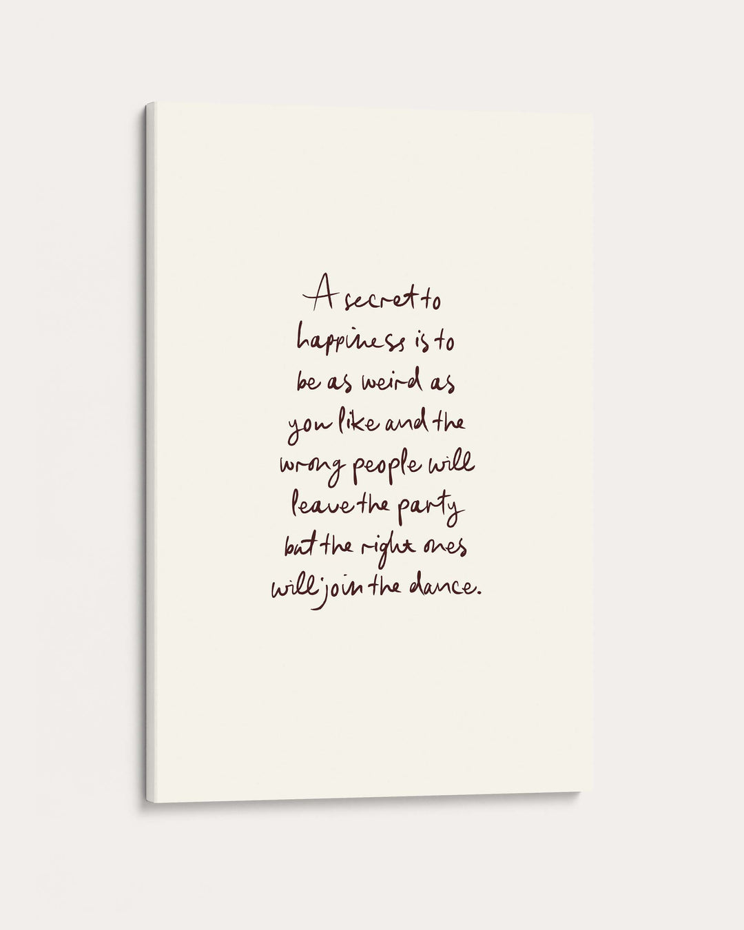 A Secret Poem Wall Art