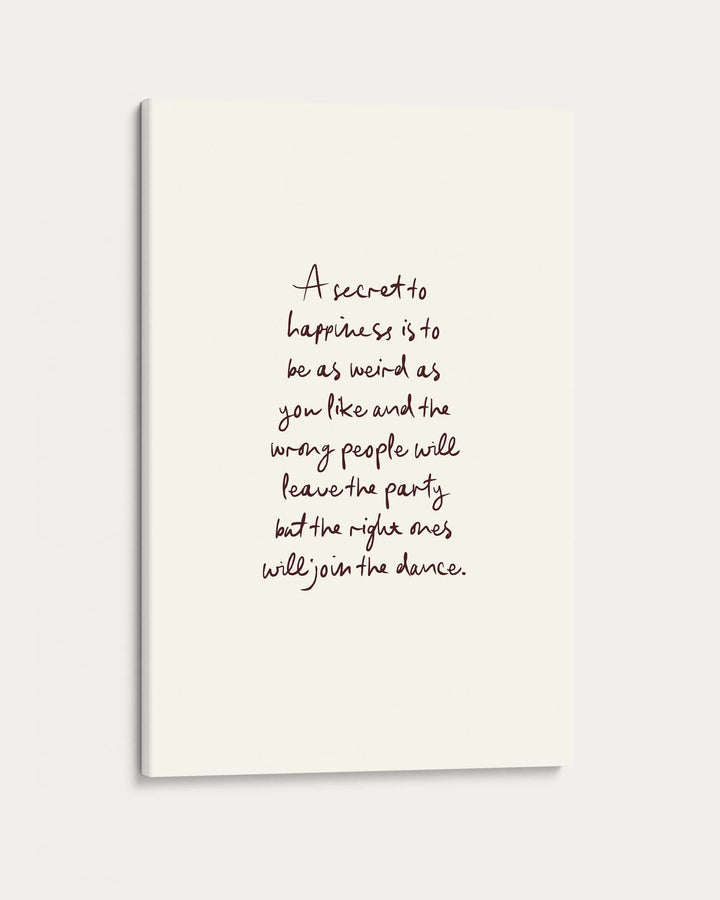 A Secret Poem Wall Art