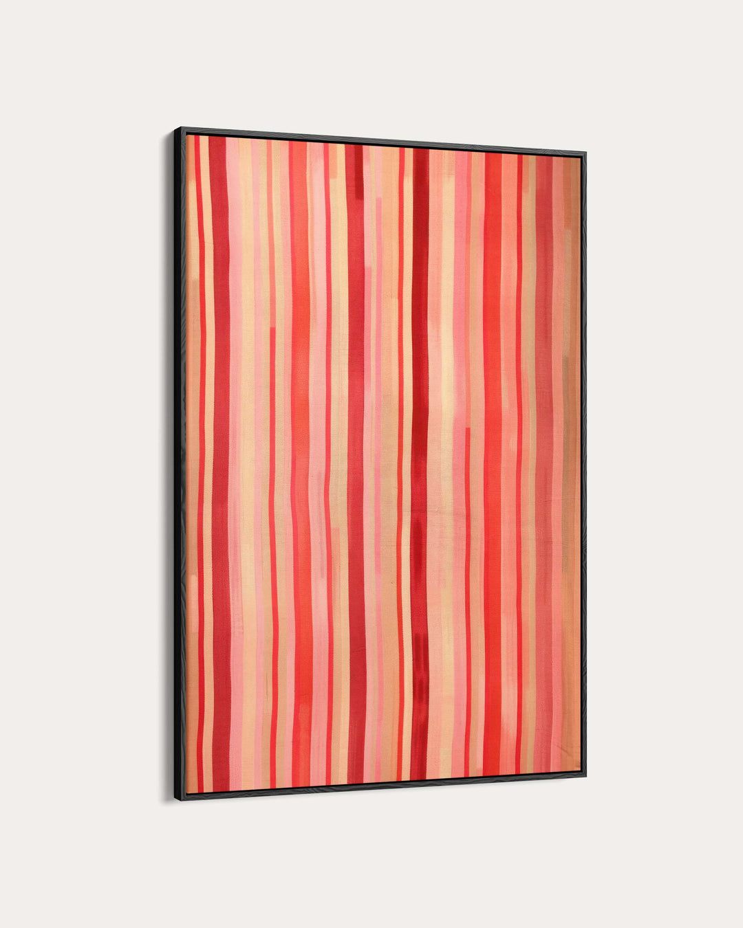 Red Stripes Wall Art