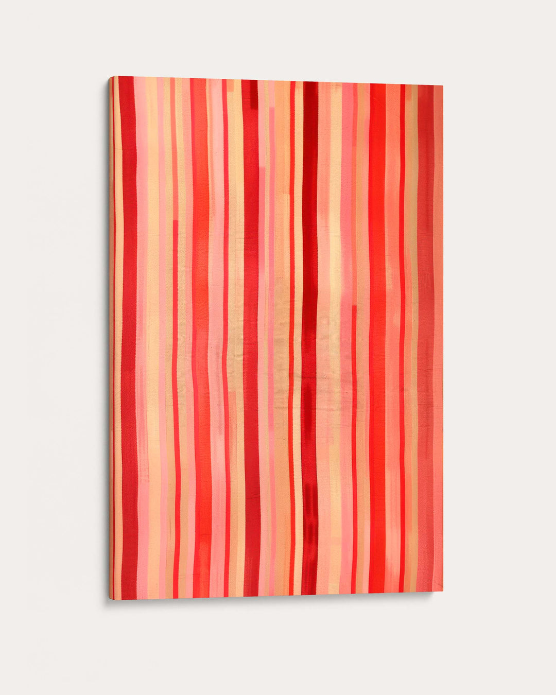 Red Stripes Wall Art