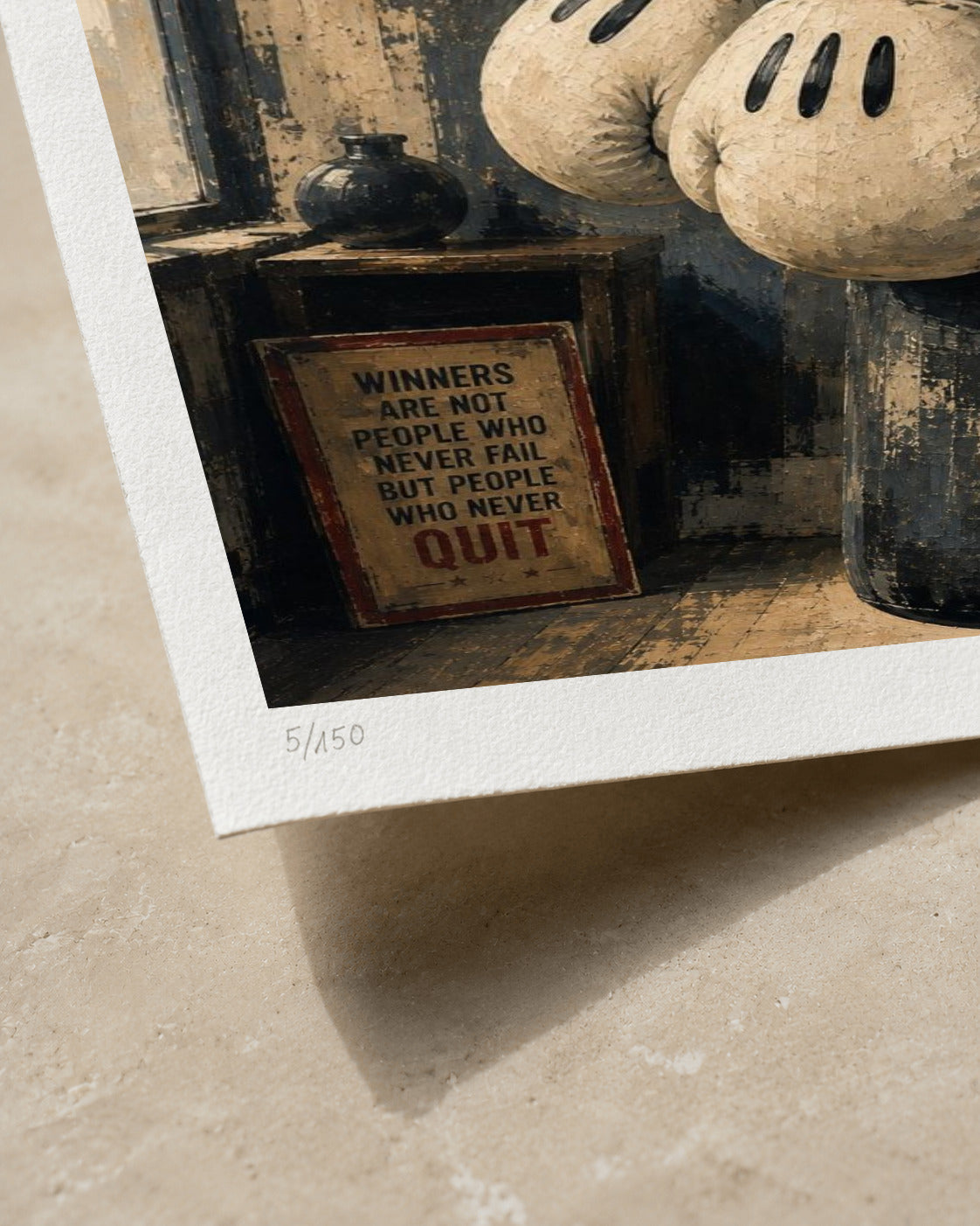 Resting Micky | Limited Edition Print — Close-up
