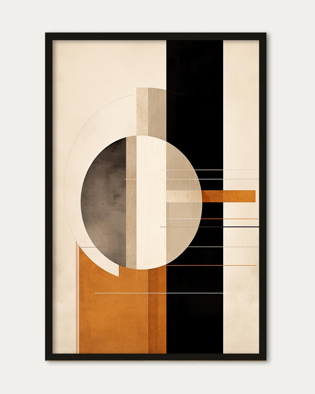 Retro Geometries VI Art Print