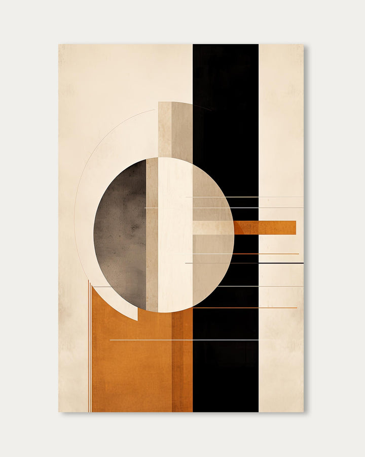 Retro Geometries VI Art Print